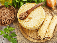 Быстрые кружевные блинчики