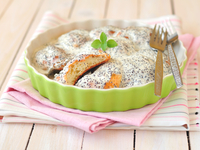 Творожная запеканка с маком