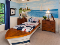 Спальня в морском стиле: ТОП-20 идей