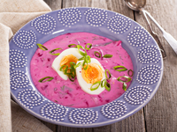 Свекольник с огурцами