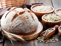 Бездрожжевой хлеб из цельнозерновой муки