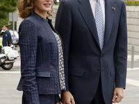 Королева Летиция и король Филипп VI посетили выставку Иеронима Босха