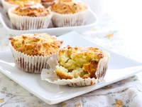 Маффины из кабачков с фетой