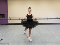 Школьница, которой из-за рака ампутировали ногу, стала балериной
