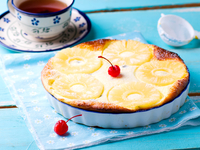 Творожная запеканка с ананасами: три вкусные идеи