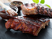 Свиные ребрышки в соусе барбекю