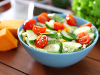 Летний салат из пекинской капусты