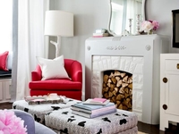 5 летних идей украшения камина