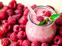 Малиновый милкшейк