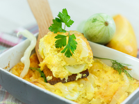 Запеканка из картофеля и кабачков