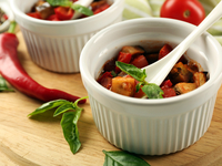 Лечо с баклажанами