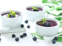 Простой черничный мусс