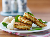 Котлеты из цветной капусты с зеленью