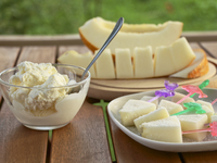 Простое мороженое из дыни