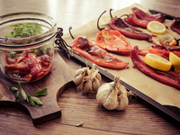 Запеченный перец в масле