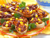 Фаршированный картофель по-мексикански