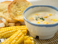 Сливочный суп с кукурузой: три вкусные идеи