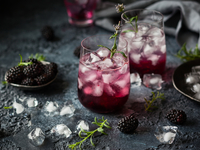 Ежевичный лимонад с лавандой