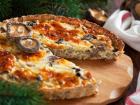 Киш с грибами: три вкусные идеи