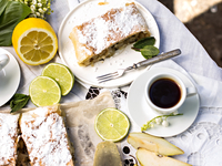 Ленивый штрудель с грушами