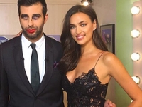 Ирина Шейк сделала яркий макияж Ивану Урганту