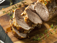 Запеченная свинина в апельсиновой глазури