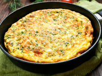 Французский омлет с беконом