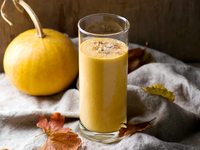 Смузи из тыквы с овсянкой