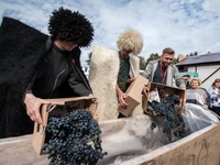 Украинцы отгуляли на масштабном грузинском застолье в Киеве