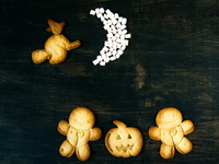 Как приготовить простое печенье на Хэллоуин