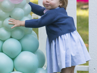 Принцесса Шарлотта с родителями и братом повеселилась на детской площадке