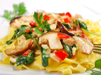 Паста с грибами: ТОП-5 рецептов