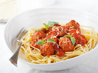 Итальянские мясные шарики с рикоттой