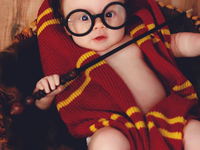 Маленькая чародейка: мама сняла дочь в образе Гарри Поттера