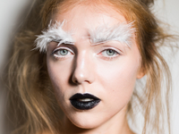 Макияж на Хэллоуин: падший ангел