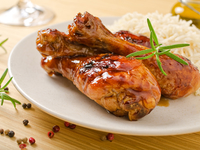 Куриные ножки в медово-соевом соусе