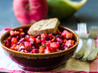 Винегрет с горошком