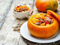 Осеннее жаркое в тыкве