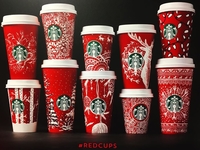 Украинка разработала дизайн новогодних чашек для Starbucks