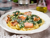 Паста с лососем: ТОП-5 рецептов