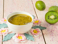 Сырое варенье из киви и фейхоа