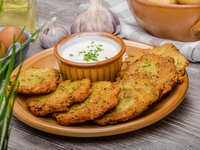 Деруны с мясным фаршем