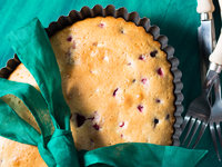 Постный вишневый пирог