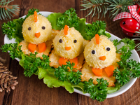Новогодняя закуска Цыплята