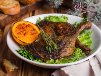 Как приготовить утиные ножки конфи с апельсиновым соусом