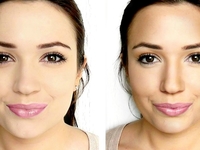 Искусство контуринга: девушки до и после макияжа