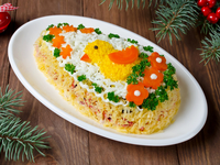 Новогодние блюда в виде петуха: ТОП-5 рецептов