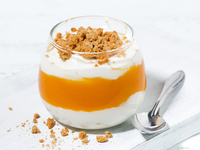 Творожно-тыквенный десерт