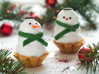 Детский Новый год: ТОП-5 блюд в виде снеговика