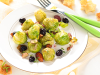 Гарнир из брюссельской капусты